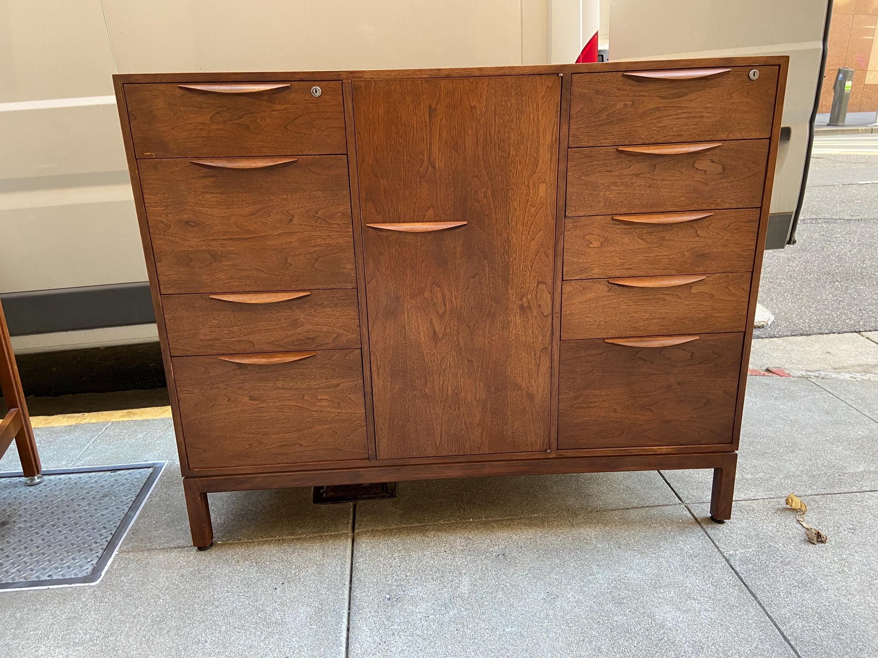 jens risom vintage mid century modern credenza sideboard buffet - Thumbnail 10