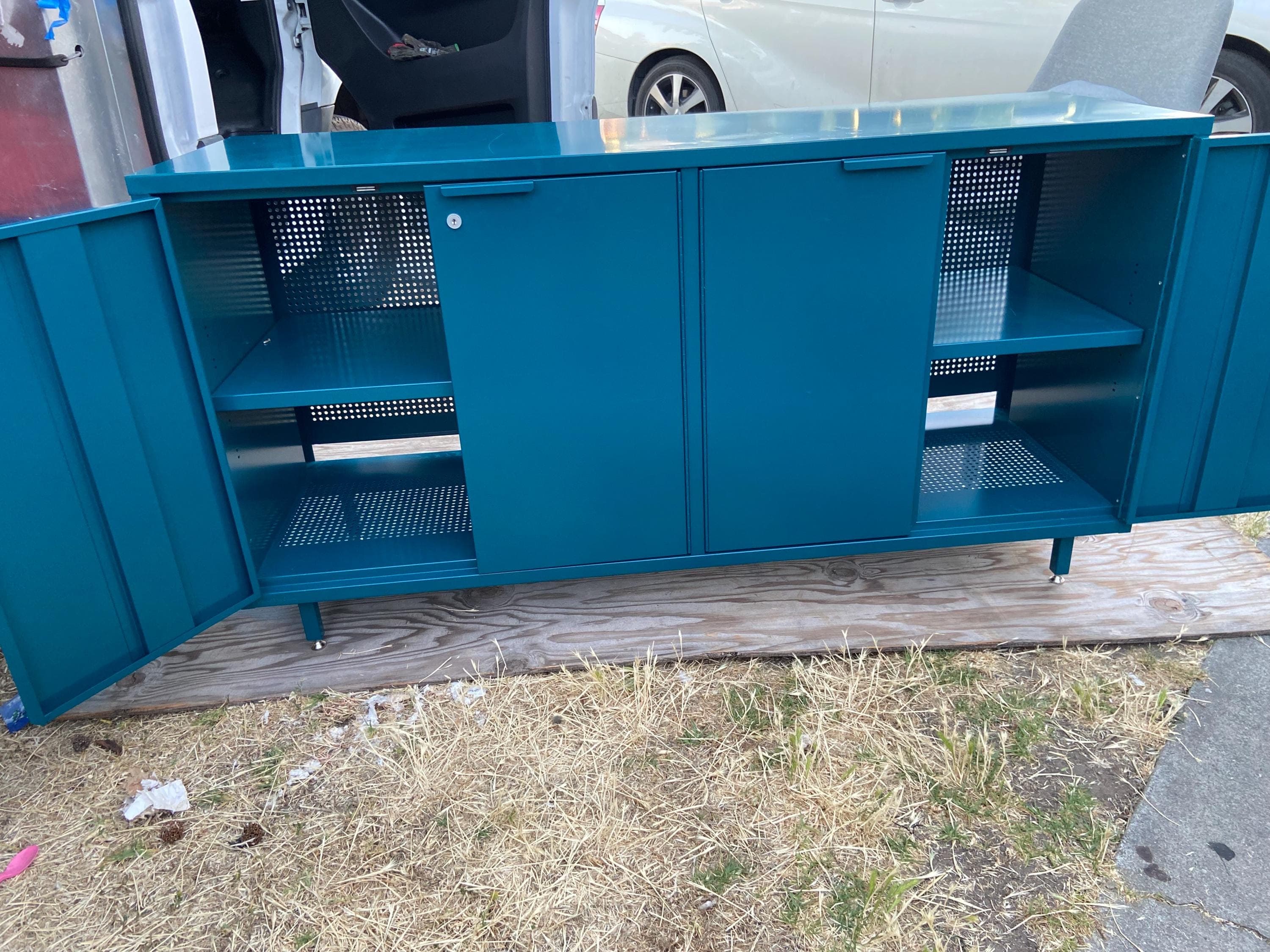 Active duty storage metal modern credenza Sideboard by Heartwork - Thumbnail 8