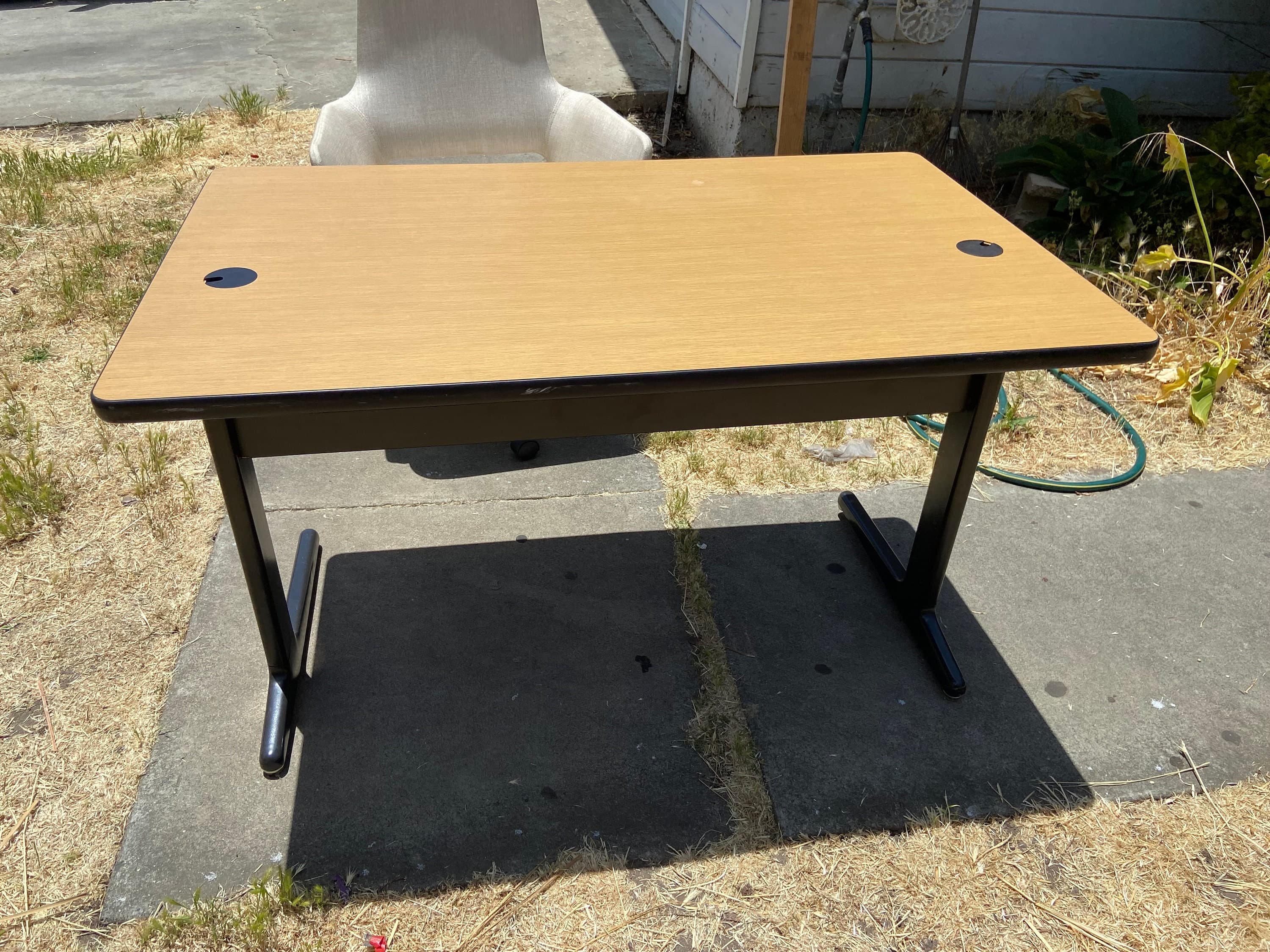 vintage mid century modern Herman miller George Nelson action desk - Thumbnail 4