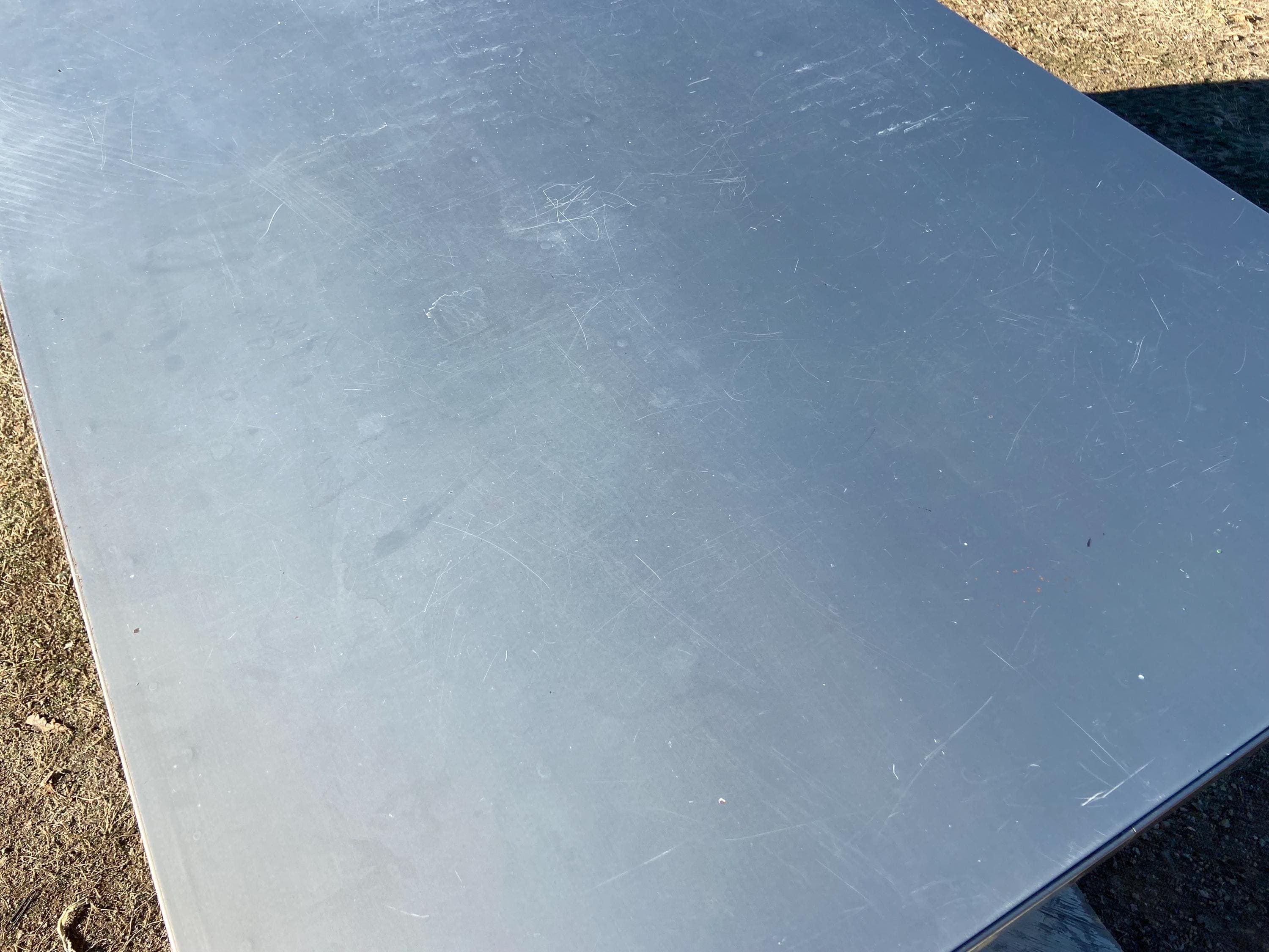 McDowell and Craig vintage mid century modern metal tanker desk - Thumbnail 4