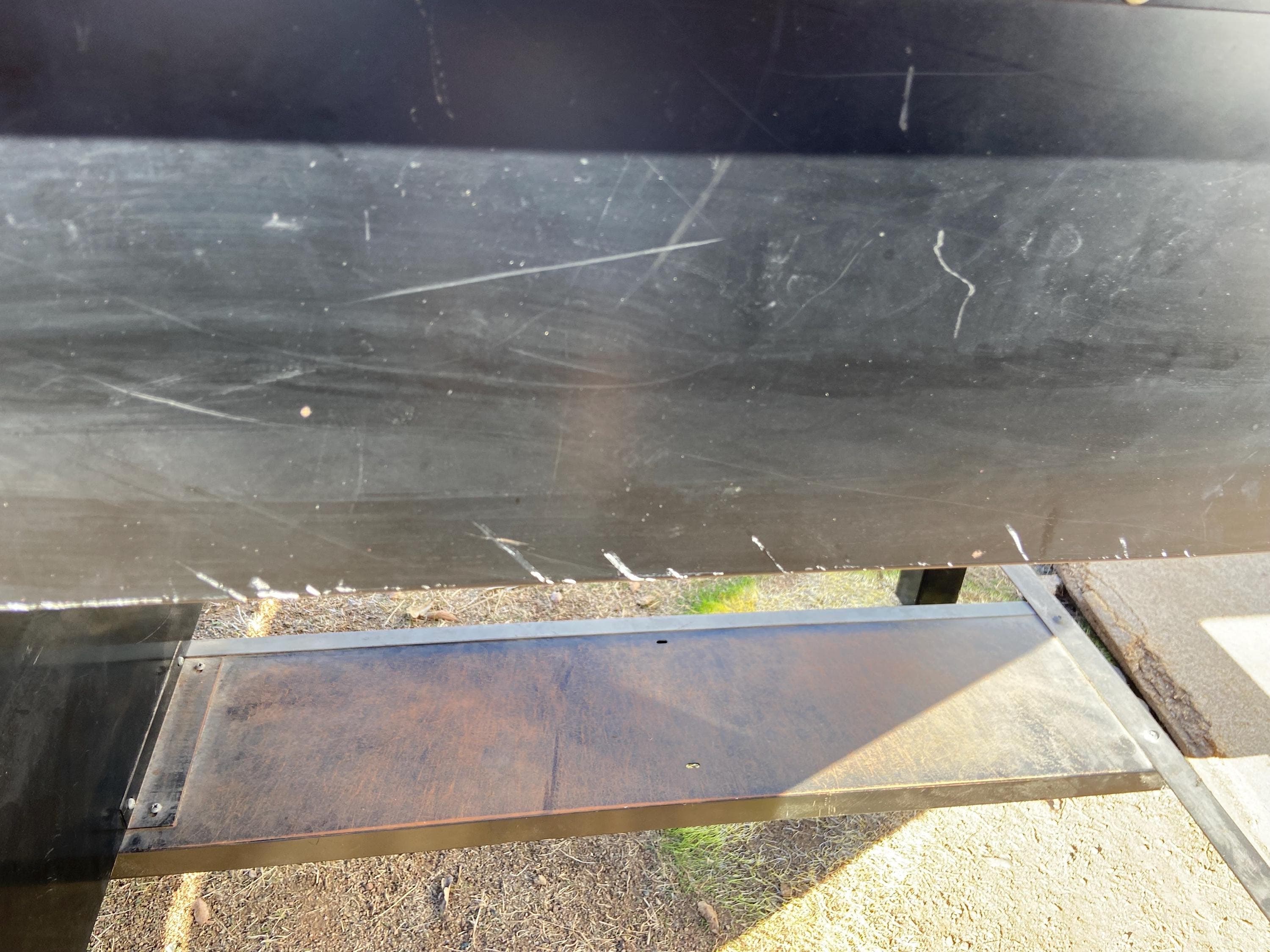 antique Hamilton drafting metal tanker table - Thumbnail 9