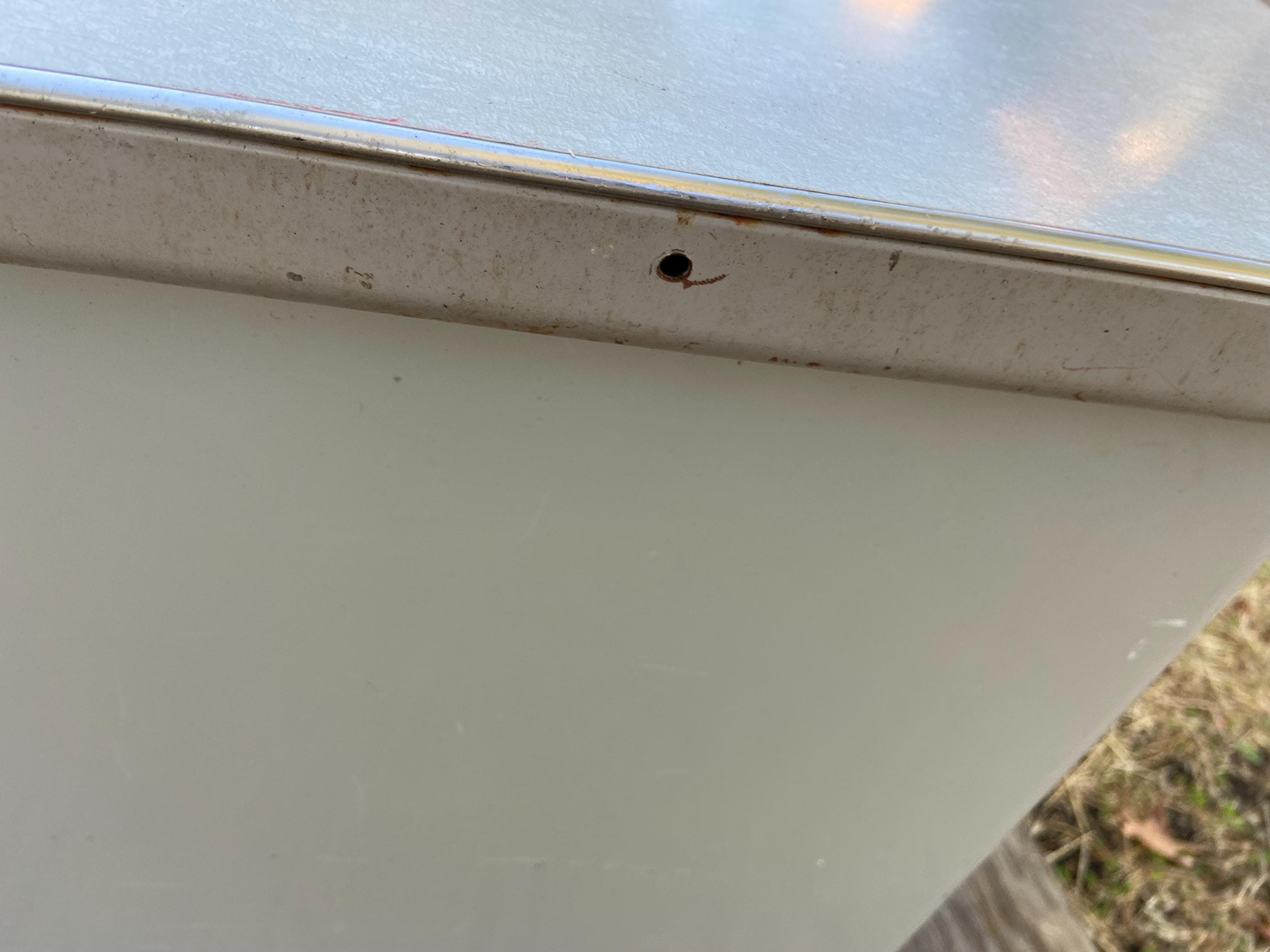 vintage mid century modern tanker desk - Thumbnail 5