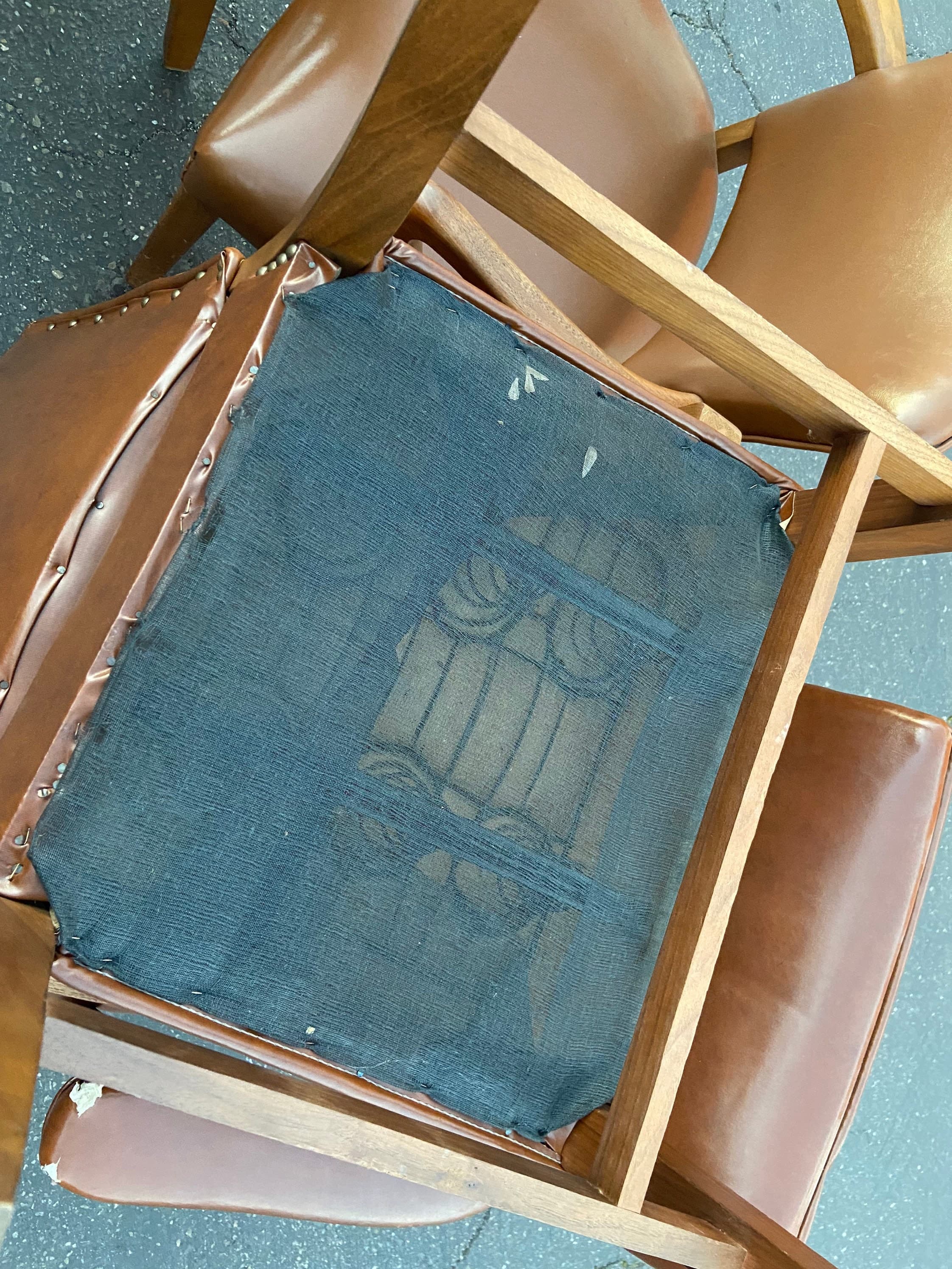 Vintage leather office chairs - Thumbnail 5