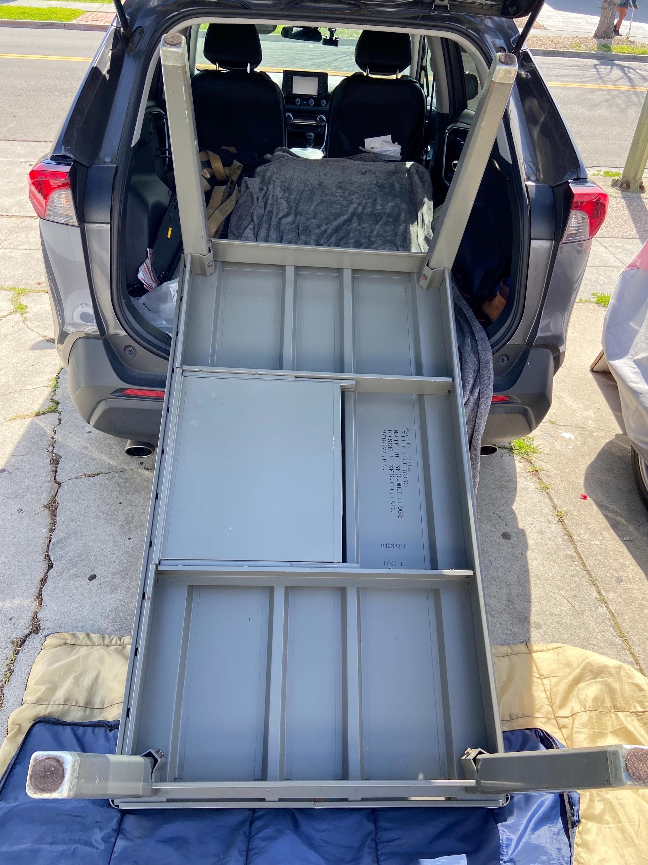 Haskell vintage mid century modern metal tanker desk table - Thumbnail 9