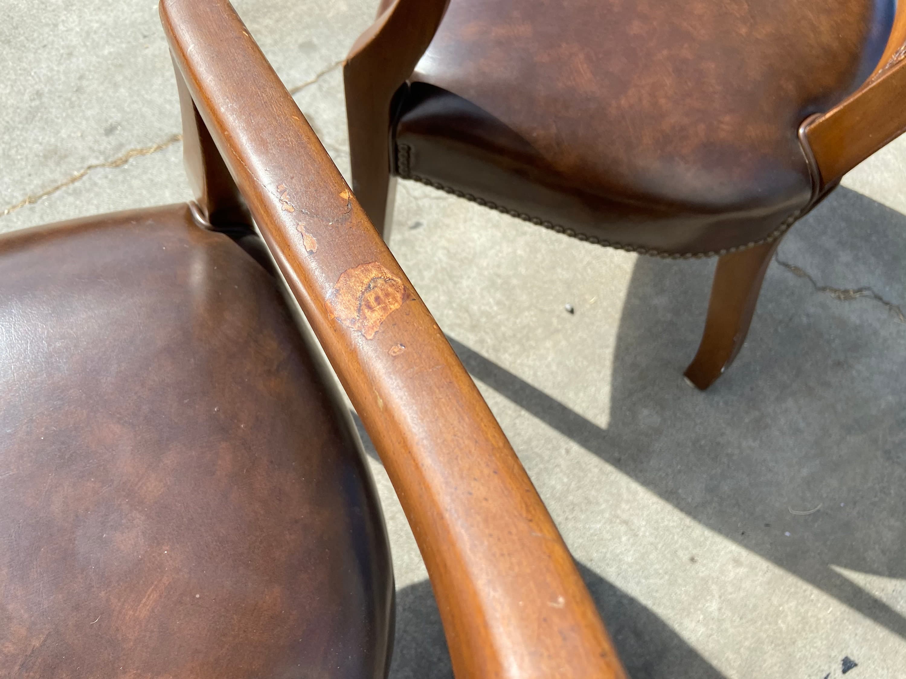 Shafer brothers vintage cane back side chairs - Thumbnail 8