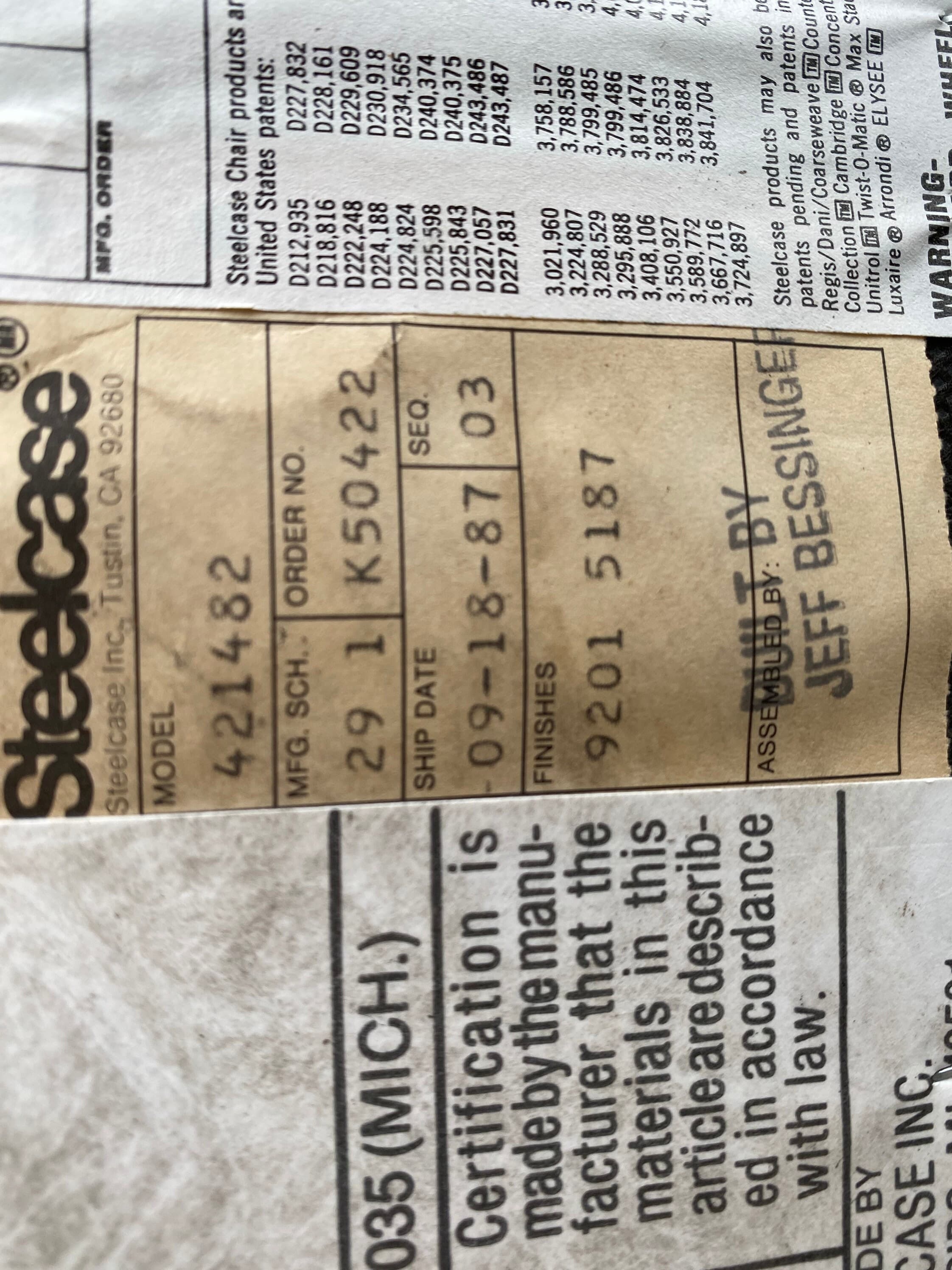 Steelcase tubular chrome side chairs - Thumbnail 7