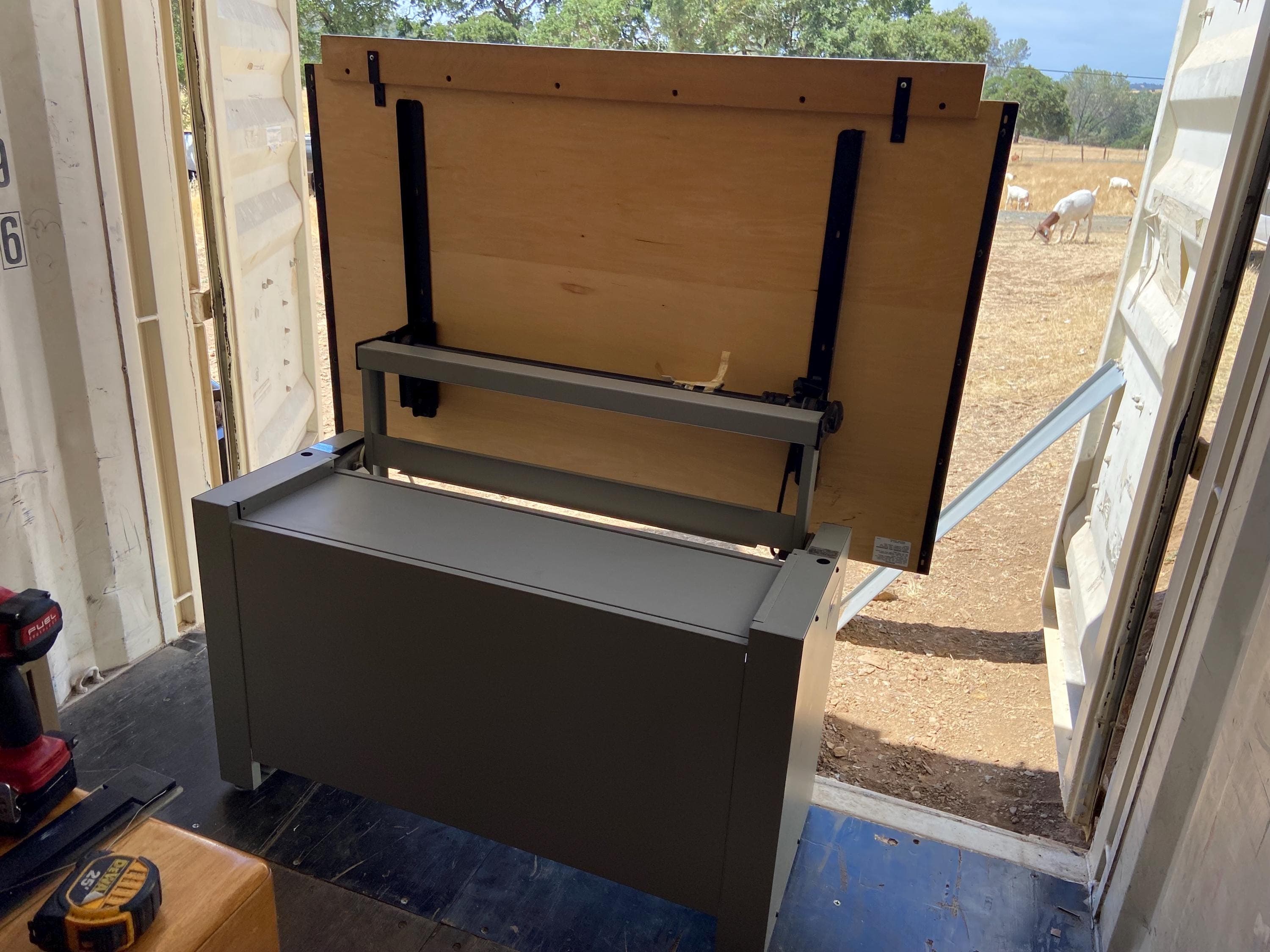 Vintage mid century modern Mayline drafting table Desk-O-Matic - Thumbnail 7