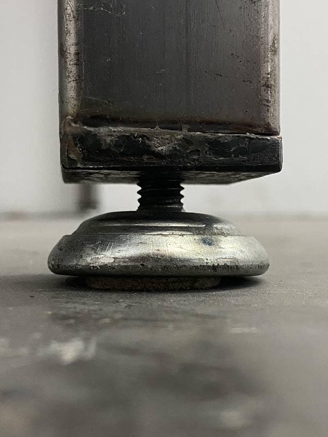 modern steel industrial metal kitchen conference table - Thumbnail 7