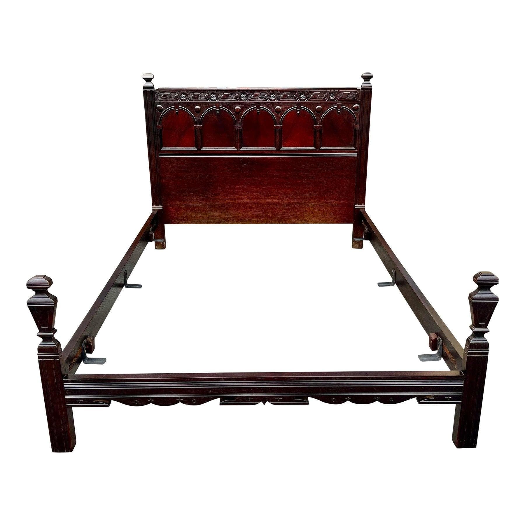 Antique Full Bed Attributed to John Widdicomb - Image 1