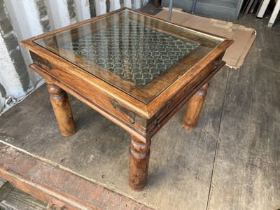Vintage Rustic Side End Coffee Table
