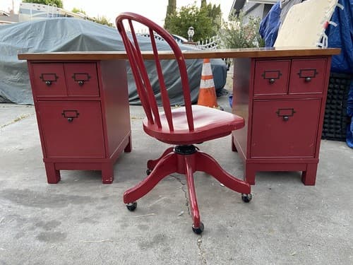 pottery barn  Office Desk And Swivel Chair - Thumbnail 2
