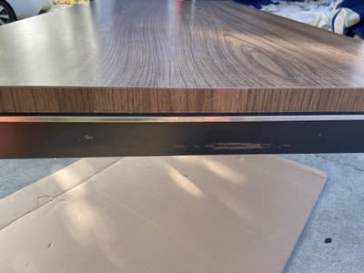 Steelcase Minimalist Vintage Mid Century Modern Metal Retro Tanker Utility Table - Thumbnail 5