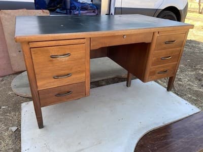 Vintage Mid Century Modern Leopold Desk - Thumbnail 3