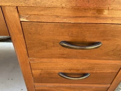 Vintage Mid Century Modern Leopold Desk - Thumbnail 11