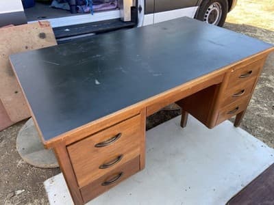 Vintage Mid Century Modern Leopold Desk - Thumbnail 12