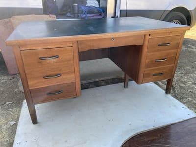 Vintage Mid Century Modern Leopold Desk - Thumbnail 13