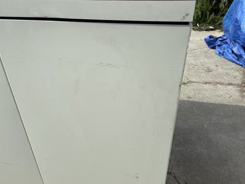 vintage Allsteel Credenza mid century industrial Sideboard Buffetanker Credenza - Thumbnail 13