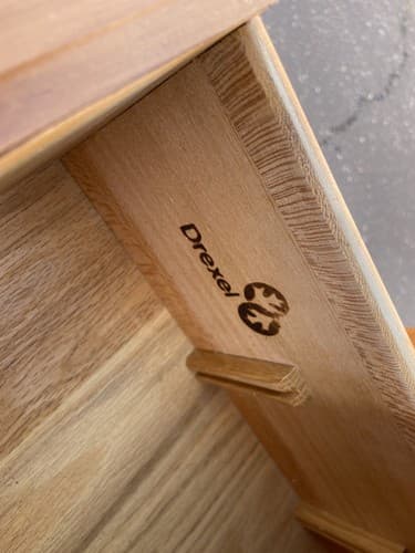 Vintage Drexel Heritage Passage 2 Door Drawer Lited TV Cabinet Armoire Dresser - Thumbnail 12