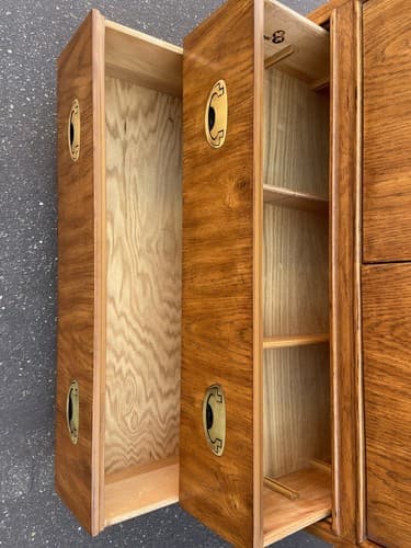 Vintage Drexel Heritage Passage 2 Door Drawer Lited TV Cabinet Armoire Dresser - Thumbnail 5