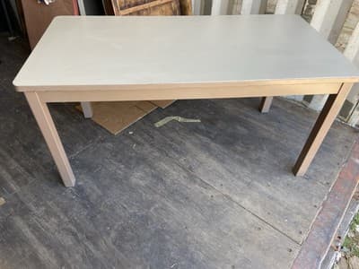 McDowell And Craig Vintage Heavy Duty Mid Century Modern Steel Tanker Desk - Thumbnail 8