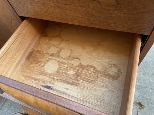 Jens Risom Mid century Modern Walnut Credenza Sideboard Unmarked - Thumbnail 4