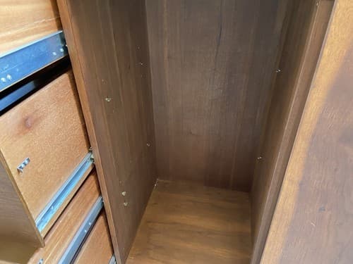 Jens Risom Mid century Modern Walnut Credenza Sideboard Unmarked - Thumbnail 5