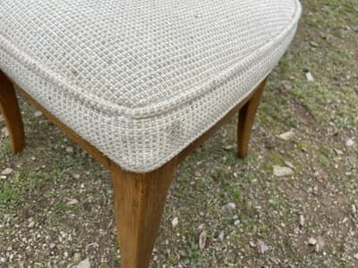Vintage Mid Century Modern Cane Back by DREXEL Heritage Furniture Needs Cleaning - Thumbnail 4