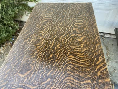 Antique Craftsmen Arts & Crafts Mission Style Quarter-Sawn Tiger Oak Veneered - Thumbnail 9