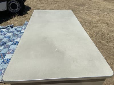 McDowell And Craig Vintage Mid Century Modern Metal Tanker Desk - Thumbnail 4