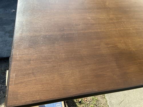 Vintage Wooden Desk Table - Thumbnail 12