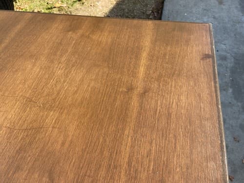 Vintage Wooden Desk Table - Thumbnail 5