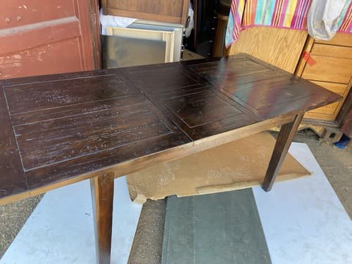 RH Restoration Hardware Reclaimed Wood Farmhouse Kitchen Table - Thumbnail 2