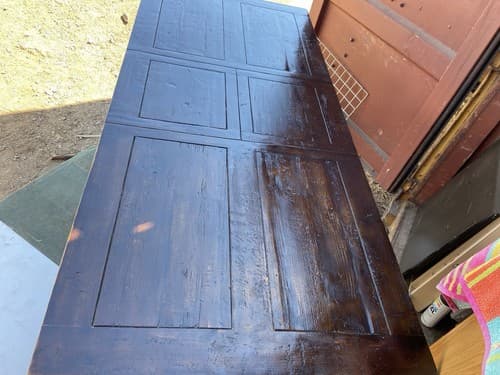 RH Restoration Hardware Reclaimed Wood Farmhouse Kitchen Table - Thumbnail 7