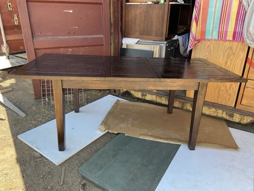 RH Restoration Hardware Reclaimed Wood Farmhouse Kitchen Table - Thumbnail 5
