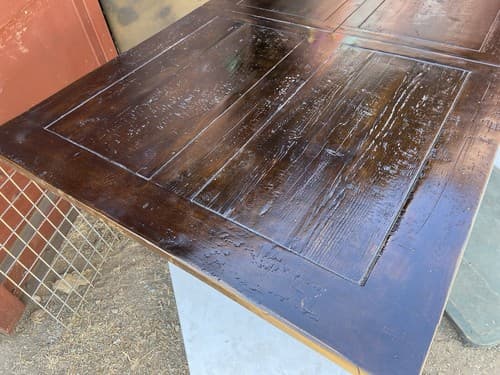 RH Restoration Hardware Reclaimed Wood Farmhouse Kitchen Table - Thumbnail 3