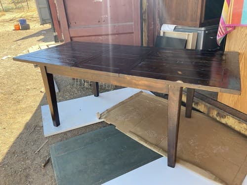 RH Restoration Hardware Reclaimed Wood Farmhouse Kitchen Table - Thumbnail 18