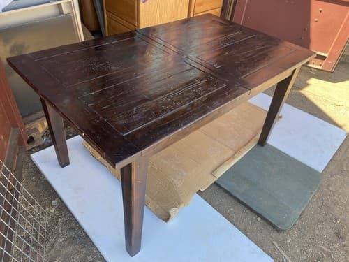 RH Restoration Hardware Reclaimed Wood Farmhouse Kitchen Table - Thumbnail 13