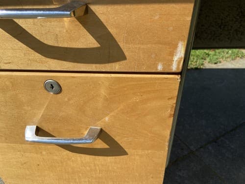 Raymond Loewy Brunswick Desk Rare Mid Century Modern Design MCM Vintage Antique - Thumbnail 3