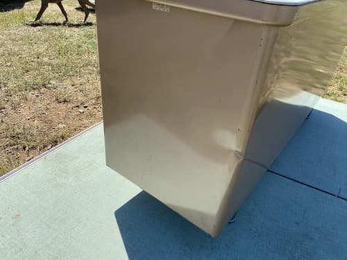 Vintage Industrial,Metal Tanker Credenza Mid-Century Modern Book Shelf Sideboard - Thumbnail 14