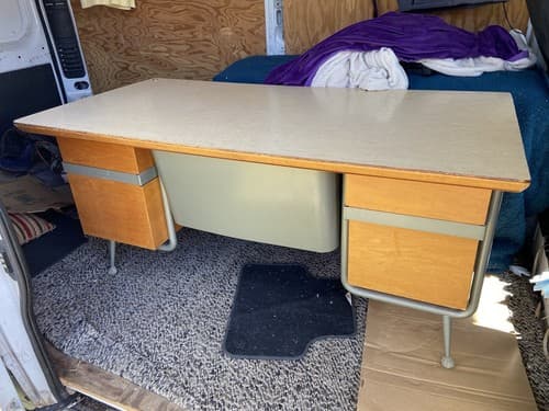 Raymond Loewy Brunswick Desk Rare Mid Century Modern Design MCM Vintage Antique - Thumbnail 14