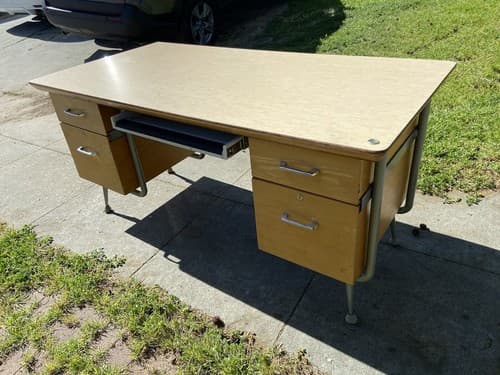Raymond Loewy Brunswick Desk Rare Mid Century Modern Design MCM Vintage Antique - Thumbnail 20
