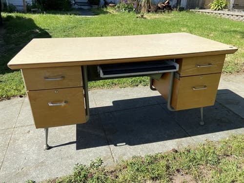 Raymond Loewy Brunswick Desk Rare Mid Century Modern Design MCM Vintage Antique - Thumbnail 18