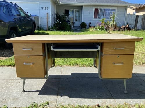 Raymond Loewy Brunswick Desk Rare Mid Century Modern Design MCM Vintage Antique - Thumbnail 21