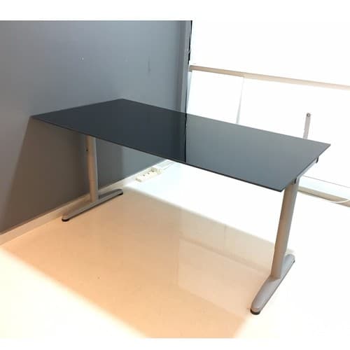 ikea Galant  Glass Desk Local Pick Up Only - Thumbnail 2