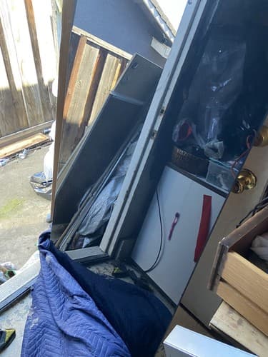 ikea Galant  Glass Desk Local Pick Up Only - Thumbnail 6