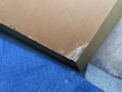 Large Vintage Gold Giltwood Mirror 34”/3”/48” - Thumbnail 4