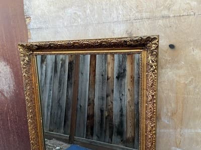 Large Vintage Gold Giltwood Mirror 34”/3”/48” - Thumbnail 14