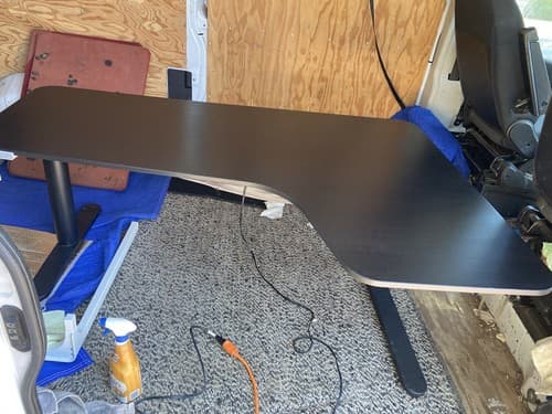 IKEA Bekant Adjustable Height Home Office Desk - 63 Inches, Black Local Pick Up - Image 1