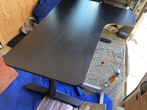 IKEA Bekant Adjustable Height Home Office Desk - 63 Inches, Black Local Pick Up - Thumbnail 8