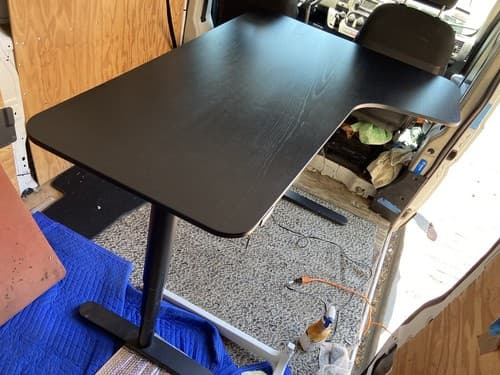 IKEA Bekant Adjustable Height Home Office Desk - 63 Inches, Black Local Pick Up - Thumbnail 7